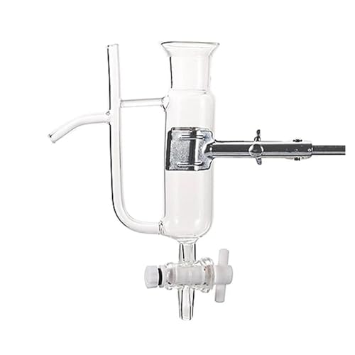 Flacon à tube séparateur en verre contre la perte de phase lors de la décant