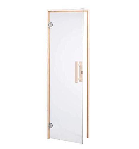Sentiotec Sauna door DS80, clear glass / 680 x 1915 mm