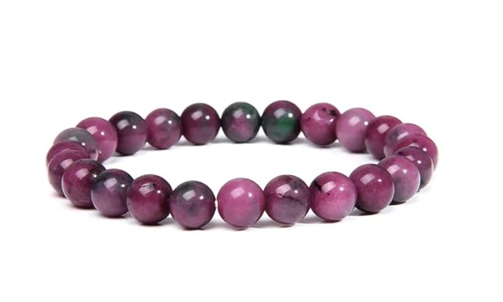 Dane Gems Precious Collection Sugilite Bracelet Original Certified Purple Stone Bracelet Round Bead Sugilite Stone Bracelet Sugilite Crystal Stone Bracelet Sujilite Bracelet For Wearing Purpose