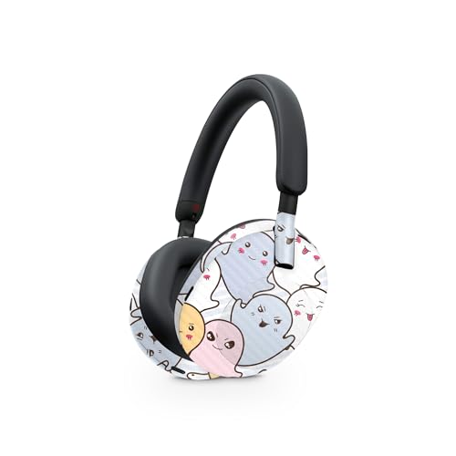 Image of MightySkins Carbon Fiber Skin Compatible with Sony WH-1000XM5 Headphones - Seal Gang | Protective, Durable, and Unique Vinyl Decal wrap Cover | Easy to Apply, Remove, and Change Styles
