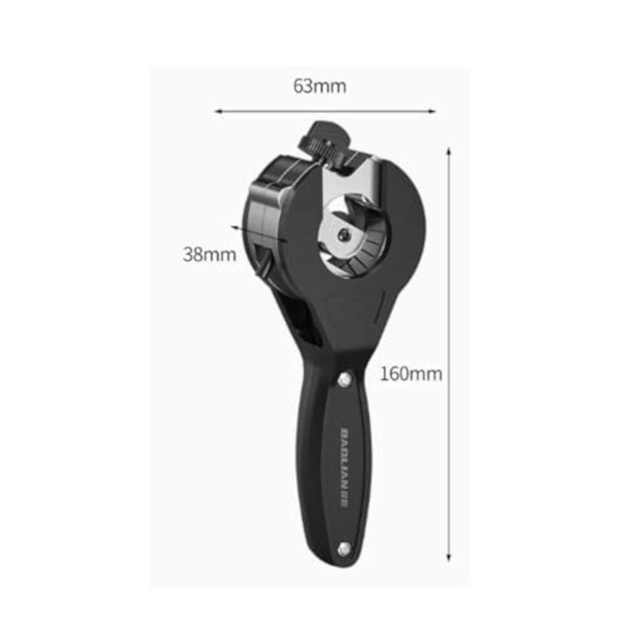 Replaceable Blade Ratcheting Pipe Cutter, Adjustable Mechanism