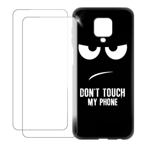 UOGNADGD Xiaomi Redmi Note 9 Pro Global �Ƃ̌݊������� �J�X�^���J���t���P�[�X�{�����K���X�ی�t�B����2���t�� ? �Ռ��z�������h�~ (�G��Ȃ��ł�������)