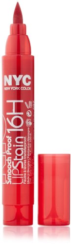 New York Color Smooch Proof Lip Stain, Rock On Ruby, 0.1 Fluid Ounce