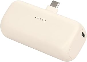 MOTTERU MOT-MB5002-ECAM Direct Power Bank, 5,000 mAh, PD20W Input/Output, USB-C Connector, PSE Compliant Product, iPhone, Galaxy, Android, Smartphone, Carry-on Almond Milk