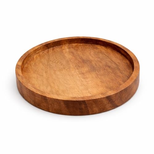 Wooden Tea Coaster | Handmade Babul Wood Coaster for Dining Table, Holding Tea Coffee Mugs & Glasses | Eco-Friendly Indian Handicraft Home & Gift Item