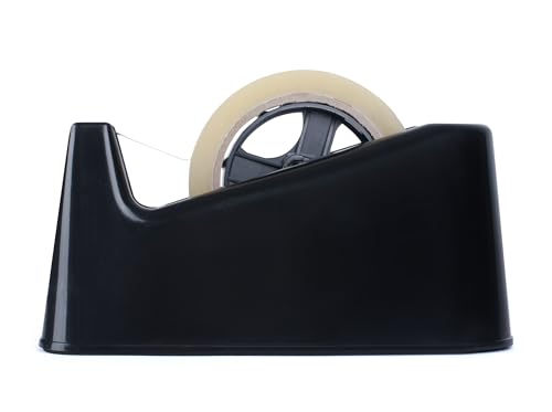 Pavo - Tischabroller bis Bandgröße 66 m x 25 mm (ohne Klebeband), schwarz
