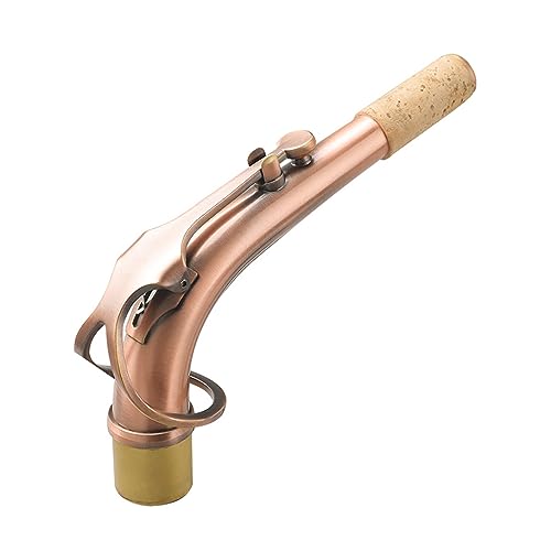 Saxofón de repuesto para saxofón alto, cuello doblado, corcho, saxofones de metal, accesorio para saxofón y instrumentos musicales