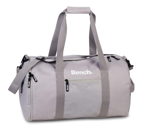 Sac de sport Bench. gris clair - Fourre-tout de gym stonegrey rustique et spacieux