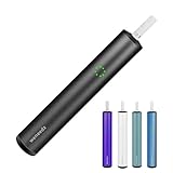 【1本で2回吸える】イルマ互換機 2度吸い weneedz N1 電子タバコ 本体 ニコチン タール無し 加熱式タバコ 2回吸える テリア センティア 対応 約20本連続使用 (ブラック)