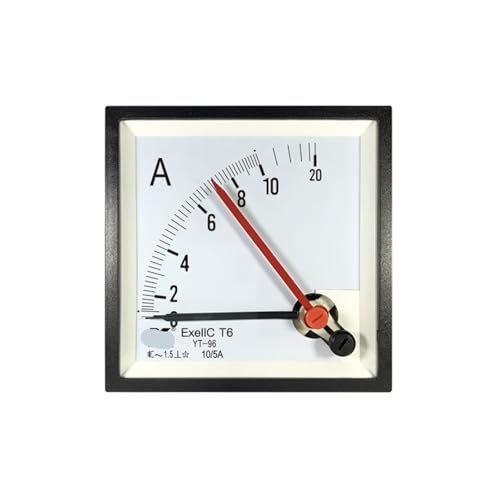 Compteur de courant de surcharge YT96 double aiguille AC 750V