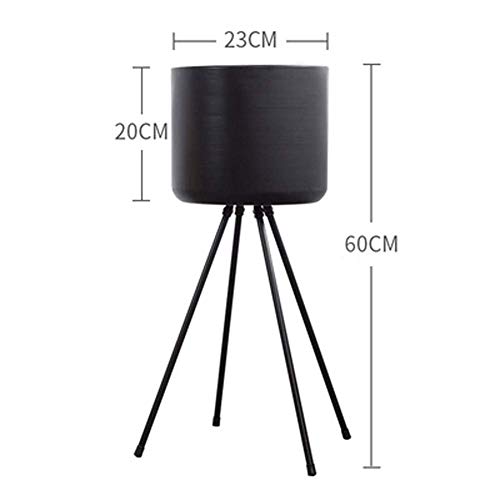 WAJI Net red flower tube Nordic wrought iron flower stand living room balcony indoor floor-standing golden flower tube-2