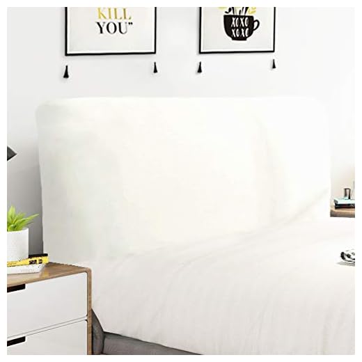 Funda Para Cabecero De Cama Gris, De Tela, Elástica, Protector Cubierto A Prueba De Polvo Cover,Beige-150~170cm