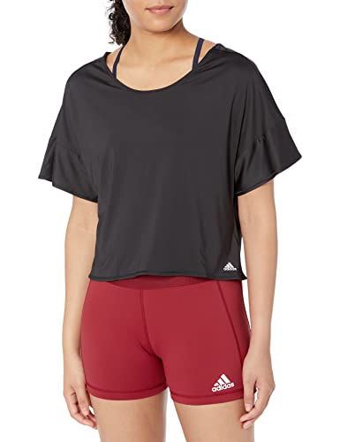 T-shirt dos nu adidas noir et blanc taille S pour femme
