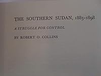 The Southern Sudan, 1883-1898: A struggle for control B0007F2PUQ Book Cover