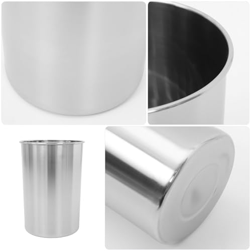 Caneca de basura integrada de acero inoxidable para cocina miniatura 3