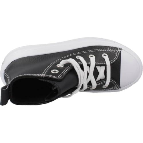 Converse A02067C Chuck Taylor All Star Move Platform Leather Homme Black/Black/White EU 30