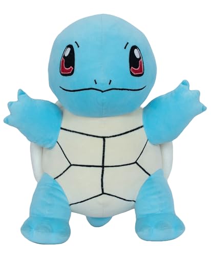 Image of Mirada Pokemon Squirtle Soft Plush Toy - 25cm | Official Licensed Blue Stuffed Animal Doll for Kids, Boys & Girls | Super Soft & Comfortable Cuddly Character | Ideal Gift for Birthday & Festivals