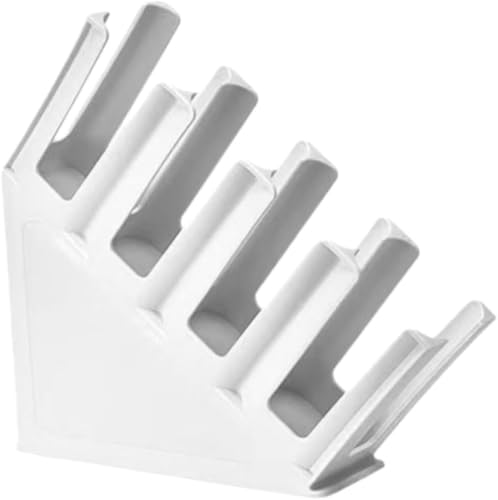 リン和膳居です使い捨て紙コップディスペンサー、プラスチック、カップディスペンサーとカップホルダー、射出成形斜め4グリッドミルクティーコーヒーショップバー紙コップ収納ラック、一体成形、商業、デザイン、コンビニエンスストア、ビュッフェ、オフィスなどに適していま