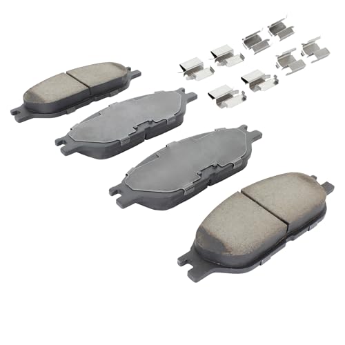 Image of QUALITY-BUILT Front Ceramic Brake Pads, Premium 1001-0803C, Compatible with 1999-2003 Ford Windstar