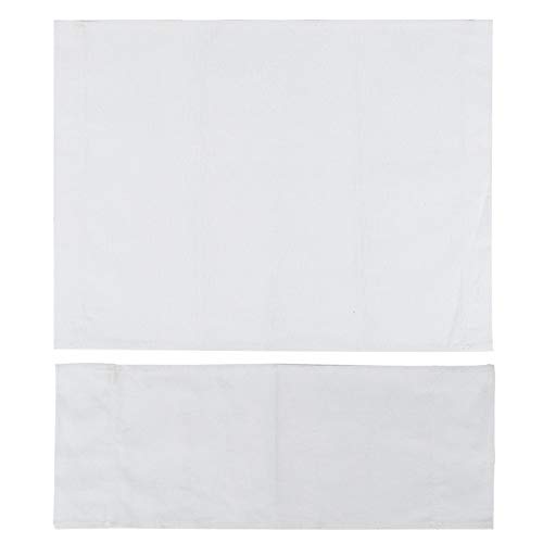 Akozon Chair Linen Cover Seat Cloth Waterproof 1 Set Soft Seat Director Daily Use for Chair (White)