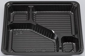 Amazon.co.jp: 弁当容器 新CZ-22 BS黒本体 50枚/62-1014-80 : ホーム