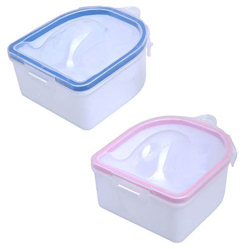 Tvoip 2Pcs Nail Soaking Bowl Soak Off Warm Water Bowl miniatura 1