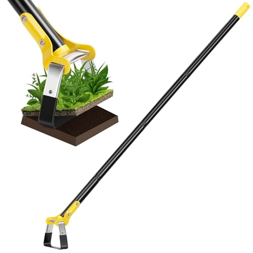 YUCEEN Hoe Garden Tool,Scuffle Garden Hoe for Weeding 30-60 Inch,Long