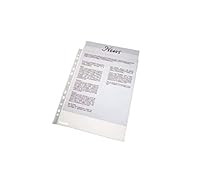 Algopix Similar Product 1 - Esselte Plastic Punched Pocket A4