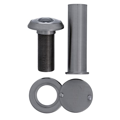 Amig - Sicherheitstürspion für Panzertüren mit Weitwinkel | Einfache Installation | Kratzfest | Kratzfest | Matt Chrom | Ø16 mm | Türstärke 60-85 mm