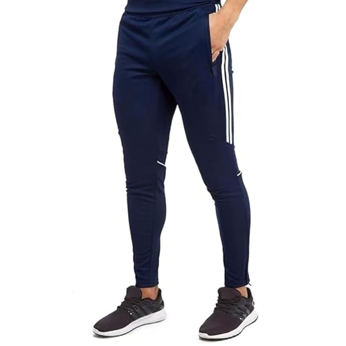 Sterling Sports® Men's Track Bottoms Tango Tracksuit Bottoms Men - Quick Dry Mens Joggers Bottoms for Gym, Running Sports & Outdoor for Men (Blue, Large)