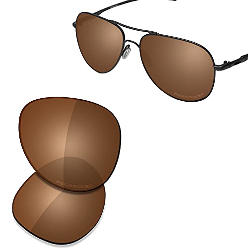 Image of SAUCER Premium Replacement Lenses & Nosepads for Oakley Elmont L OO4119 60mm Sunglasses