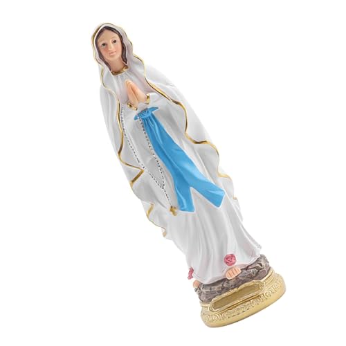 Statue de la Vierge en résine NUOBESTY décor religieuse