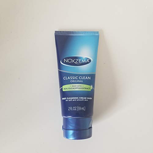 NOXZEMA Classic Clean Original crema detergente detergente profondo, prodotto con vero estratto di eucalitte per pelli morbide e lisce.