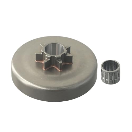 EasyByMall 7T Couvercle d'embrayage pour chaîne de tambour pour tondeuse Jonsered 2145 2150 Pignon d'embrayage tronçonneuse Accessoires brosse de jardin