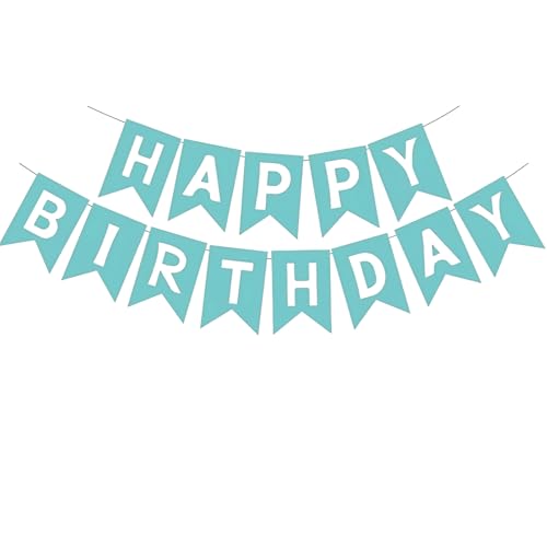 Image of Happy Birthday Banner Birthday Party Supplies (Blue 2)