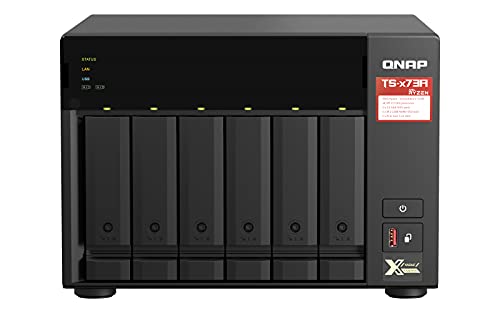 QNAP TS-673A-8G Serveur de Stockage NAS Tower Ethernet/LAN Noir V1500B