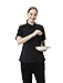 TopTie Women's Essential Snap Chef Coat Restaurant Cook Jacket Uniform Shirt
