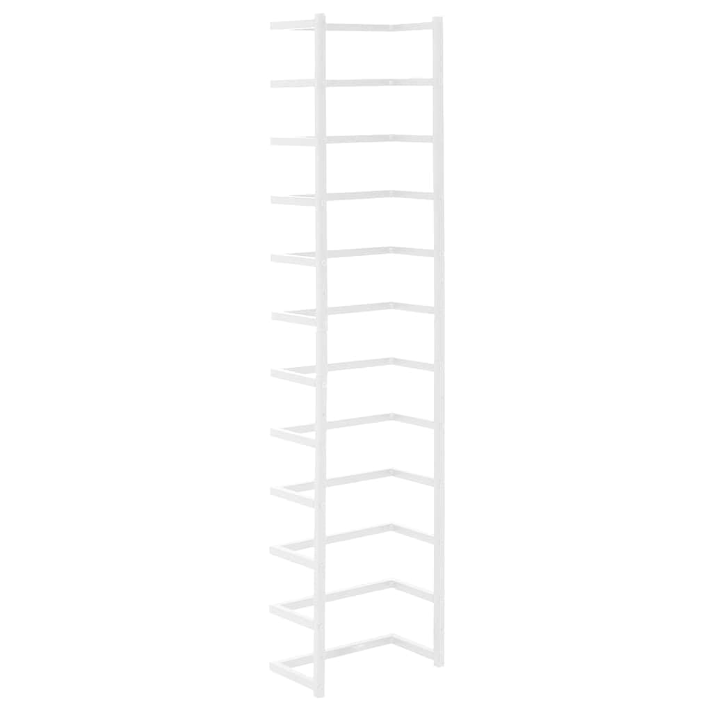 Toallero blanco 24 x 12 x 96 cm acero