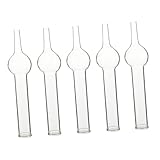 VALICLUD 5 Stück Teiliges Glas trockenrohre mit Einzelkugel Transparente Chemische Experimentausrüstung Hochwertige Glastrocknungsröhren für Schulunterricht und Laboranwendung