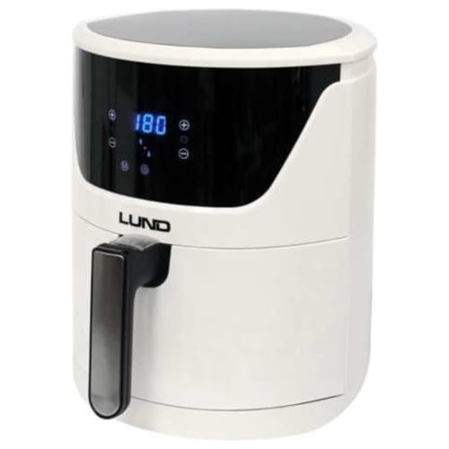 Lund Heißluftfritteuse - 5,7L - 1800 Watt - Weiß
