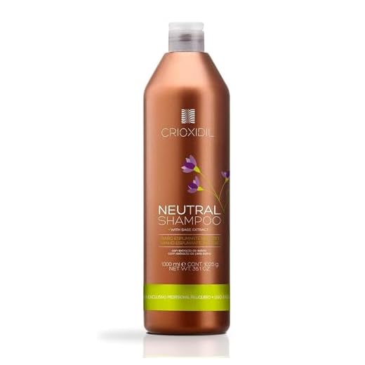 CRIOXIDIL - Champú Neutro pH 5.5-1000 ml - con Extracto de Salvia - para Todo Tipo de Cabellos - Sedosidad y Brillo - No Reseca el Cuero Cabelludo - Aporta Volumen al Pelo Fino