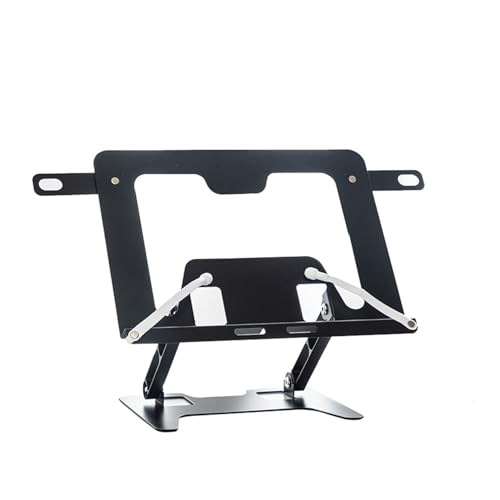 Image of Volo Book Stand Holder - Portable Metal Desktop Adjustable Foldable Cookbook Holder,Recipe Book Holder,Textbook Stand,Music Stand,Book Stands & Holders for Reading (Black (Heavy Duty))