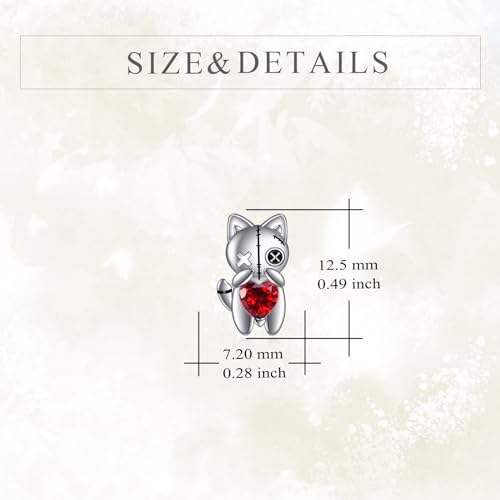 YFN Gothic Earrings Sterling Silver Voodoo Doll/Ouija Board Earrings Goth Wiccan Jewelry Witchy Gifts for Women4