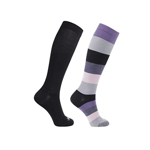 Image of ja vie Women & Men Comfy 75% Merino Wool Compression Socks 15-20mmHg Extra Soft