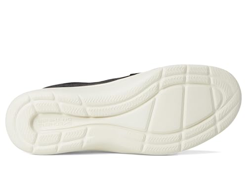 SKECHERS Women's On-The-Go Flex Radiant-Gleam Boat Shoe, Black/White, 73