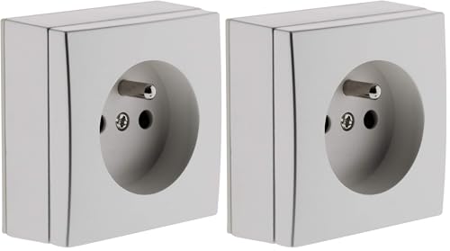 Prise 2P+T 16A saillie Bel'Vue (Lot de 2)