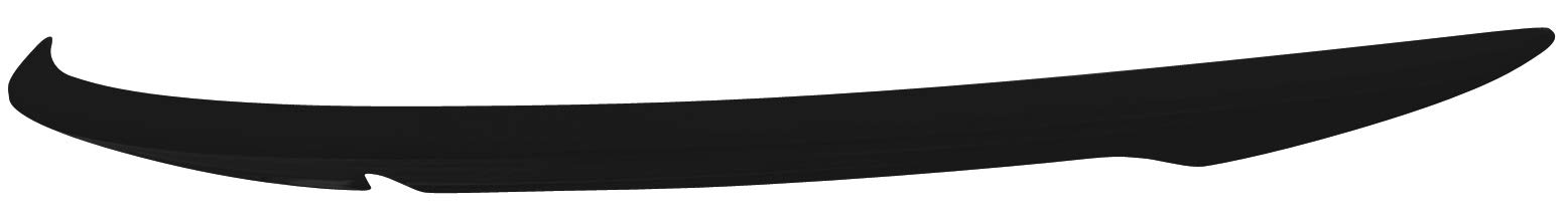 Dawn Enterprises Q60-17-FM Factory Style Flush Mount Spoiler Compatible with Infiniti Q60 - Jet Black (Gag)