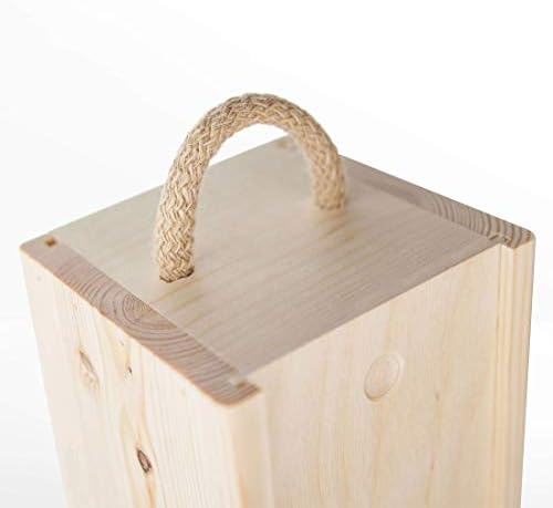 Personalised Wooden Wine Gift Box for Birthday, Wedding, Anniversary, Special Occasion - 'Aged to Perfection'. Lined with Woodwool