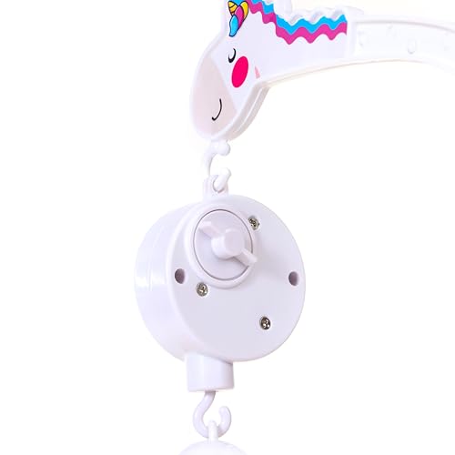 BabyGo Rotating Pony & Stars Musical Rattle for Kids | Cot Mobile for Cradle for Baby | Jhoomer for Kids Bed (Multicolor) 3 31t2Fdp7RBL