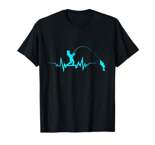 Divertido Diseño para Pescar Ideal para Pescadores Camiseta
